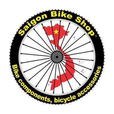 Saigon Bike Shop stickers availabe at Vietnam Cycling Tours office
