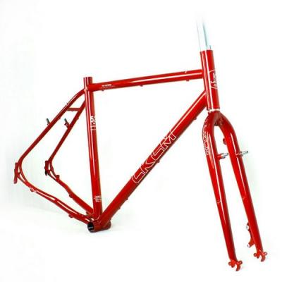 Touring steel frameset LKLM with 26 and 700c frame sizes, bicycle touring for long riders