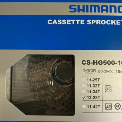 Líp xe đạp 12-28T, 10 tốc độ, Shimano HG-500, xe đạp road
